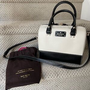 Kate Spade leather bowling bag style handbag/crossbody